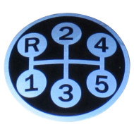 Shift Pattern Knob Insert