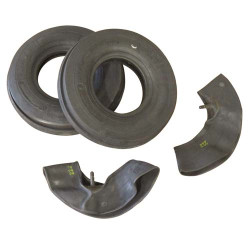 2 3.50x6 Tri-Rib Tires & Tubes