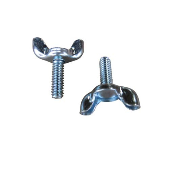 2 Metal Grill Insert Wing Bolts