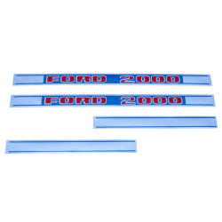 Square Hood Decal Set