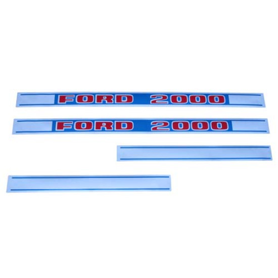 Square Hood Decal Set