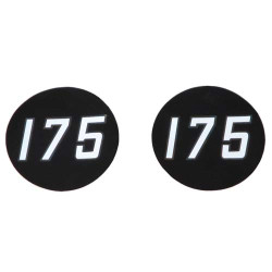 2 Hood Emblem Decals