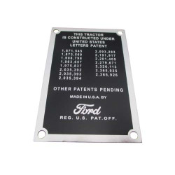 Patent Data Plate