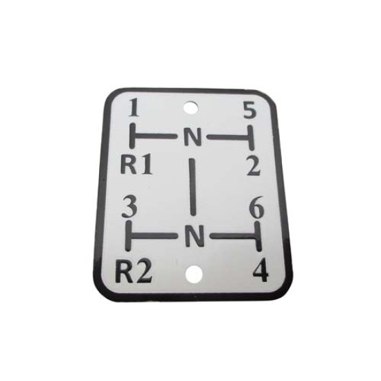Shift Pattern Plate Shift Pattern Plate