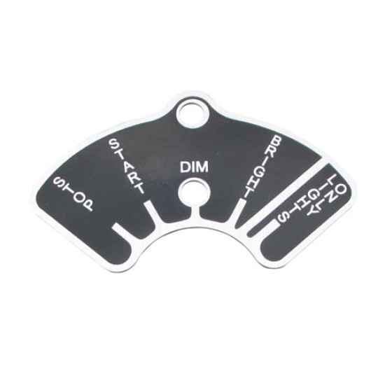 Ignition + Headlight Switch Plate