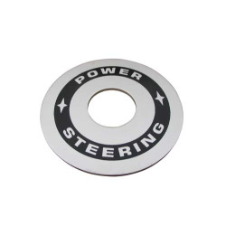 Power Steering Decal Plate