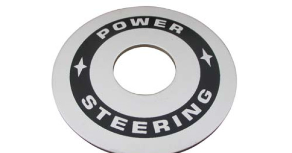 Power Steering Decal Plate - HamiltonBobs