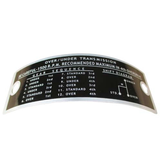 Sherman Transmission Plate Sherman Transmission Plate