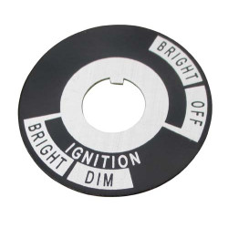 Ignition + Headlight Switch Plate