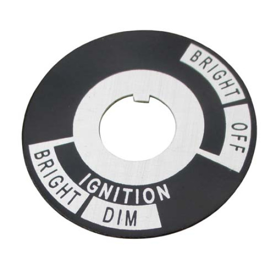 Ignition + Headlight Switch Plate Ignition + Headlight Switch Plate