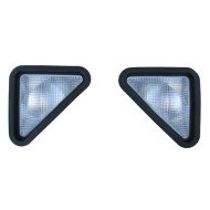 Left + Right Front Lights w/Bulb LH RH
