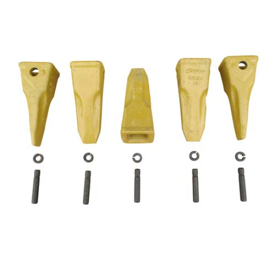 5 J200 Rock Chisel + Pins + Locks 5 J200 Rock Chisel + Pins + Locks