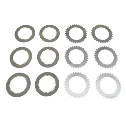 6 Clutch Plates + Discs
