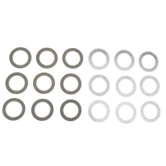 9 Clutch Plates + Discs 9 Clutch Plates + Discs