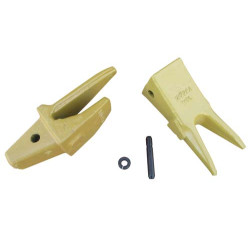 J300 Weld-On Adapter + Twin Tiger Tooth + Hardware J300 Weld-On Adapter + Twin Tiger Tooth + Hardware