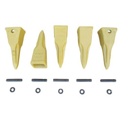 5 J350 Tiger Teeth + Pins + Locks 5 J350 Tiger Teeth + Pins + Locks
