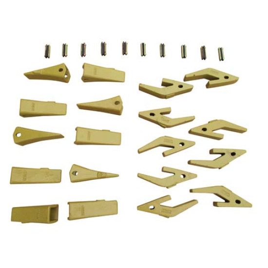 10 Teeth + Adapters + Pins