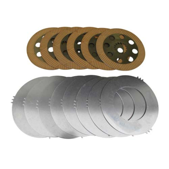 6 Friction + 8 Counter Disc Plates