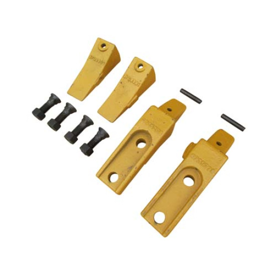 2 Bucket Teeth + Adapter + Hardware
