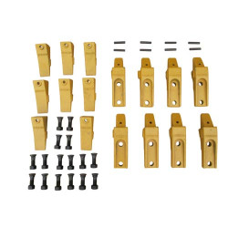 8 Bucket Teeth + Adapter + Hardware 8 Bucket Teeth + Adapter + Hardware