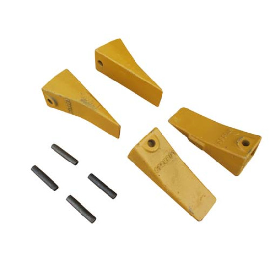 4 Bucket Teeth + Pins 4 Bucket Teeth + Pins