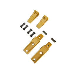 2 Flex Bucket Teeth + Adapter + Hardware 2 Flex Bucket Teeth + Adapter + Hardware