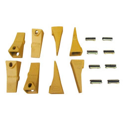 8 Bucket Teeth + Flex Pins 8 Bucket Teeth + Flex Pins