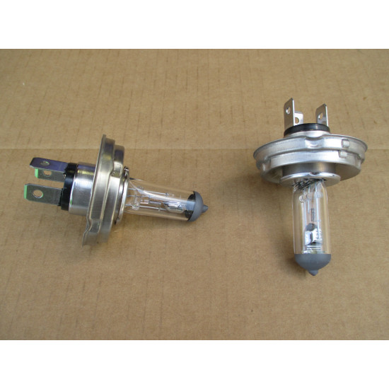 2 Headlight Bubls 12V 100/90W P45 Base H4 2 Headlight Bubls 12V 100/90W P45 Base H4
