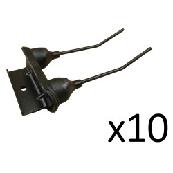 10 Rake Teeth - Rubber