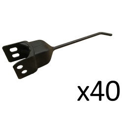 40 Rake Teeth LH - Rubber