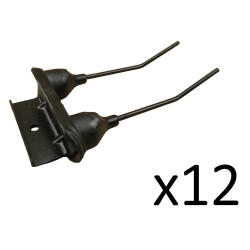 12 Rake Teeth - Rubber