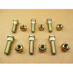 6 Wheel Studs + Nuts Kit